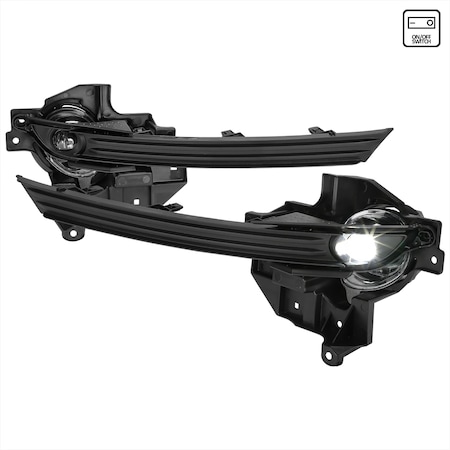 Spec-D Tuning Mazda Cx-5 Led Clear Lens Fog Lights 2017-2019 LF-CX517CLED-DL